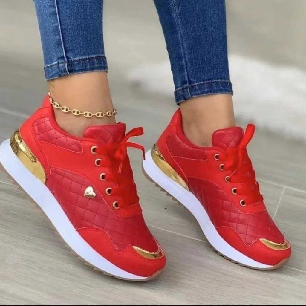 WW | Atmungsaktive Leder Komfortable Damenschuhe