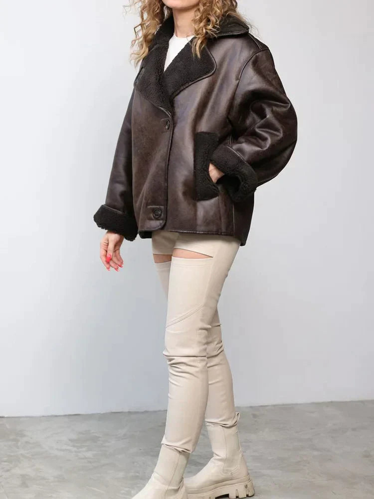 WW | Vintage Lederjacke für Damen