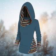 WW - Stylische Tribal-Pullover Mit Kapuze