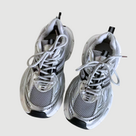 WW | Chunky Mesh Sneaker Damen Bequeme & Sportliche Schuhe Mit Trendiger Sohle, Grau