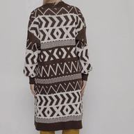 Strickjacke | Frauen Langer Strickcardigan