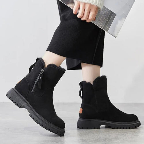 W&W Mode | Stiefeletten - stilvolles Reißverschlussdesign für den täglichen Gebrauch