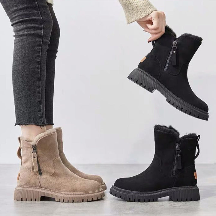W&W Mode | Stiefeletten - stilvolles Reißverschlussdesign für den täglichen Gebrauch