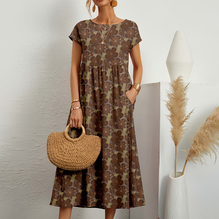 Luftkuss – Baumwoll-Leinenkleid mit Flair