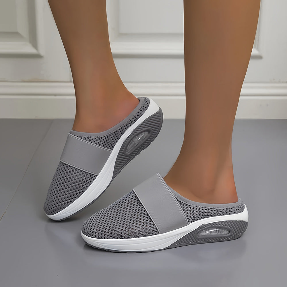 W&W Mode | Mesh Obermaterial dicke Sohle Hausschuh