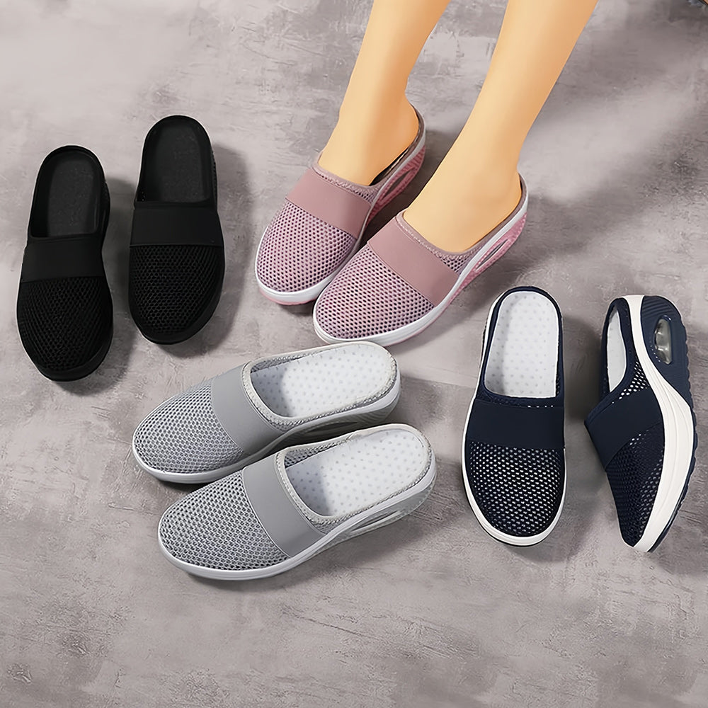 W&W Mode | Mesh Obermaterial dicke Sohle Hausschuh