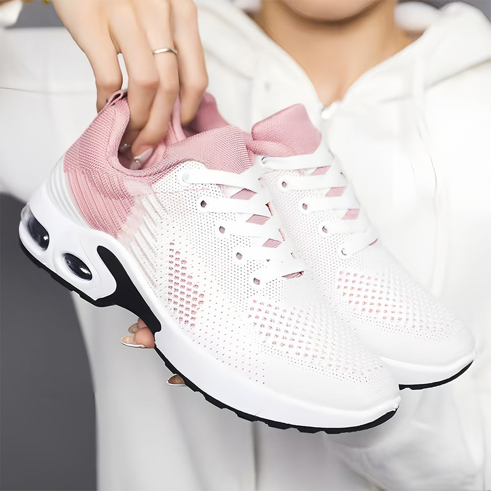 W&W Mode | Damen-Sneakers mit Mesh-Farbverlauf