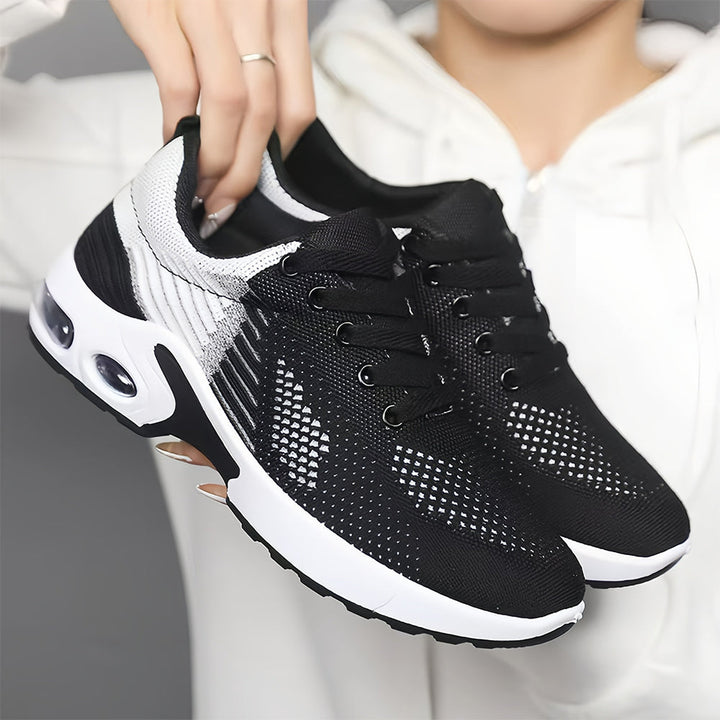 W&W Mode | Damen-Sneakers mit Mesh-Farbverlauf