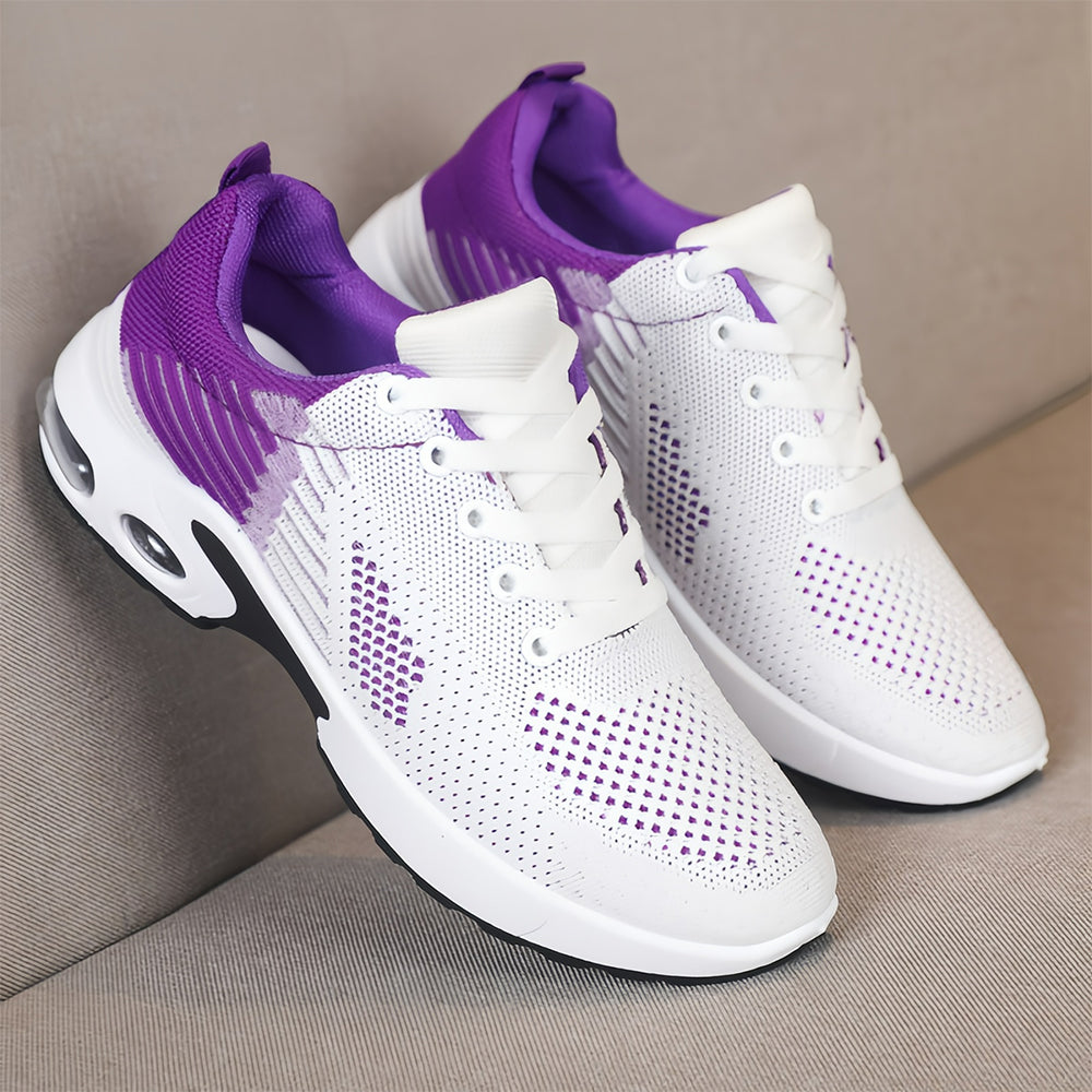 W&W Mode | Damen-Sneakers mit Mesh-Farbverlauf