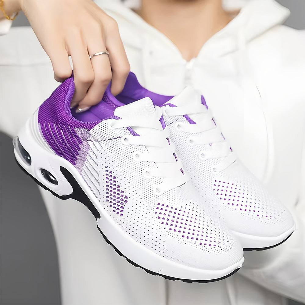 W&W Mode | Damen-Sneakers mit Mesh-Farbverlauf