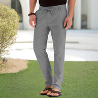 WW | Casual-Herrenhose aus Baumwolle mit elastischem Bund