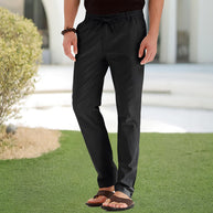 WW | Casual-Herrenhose aus Baumwolle mit elastischem Bund