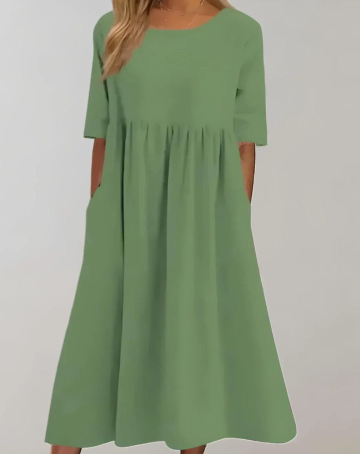 W&W Mode | Locker Sitzendes Baumwollkleid