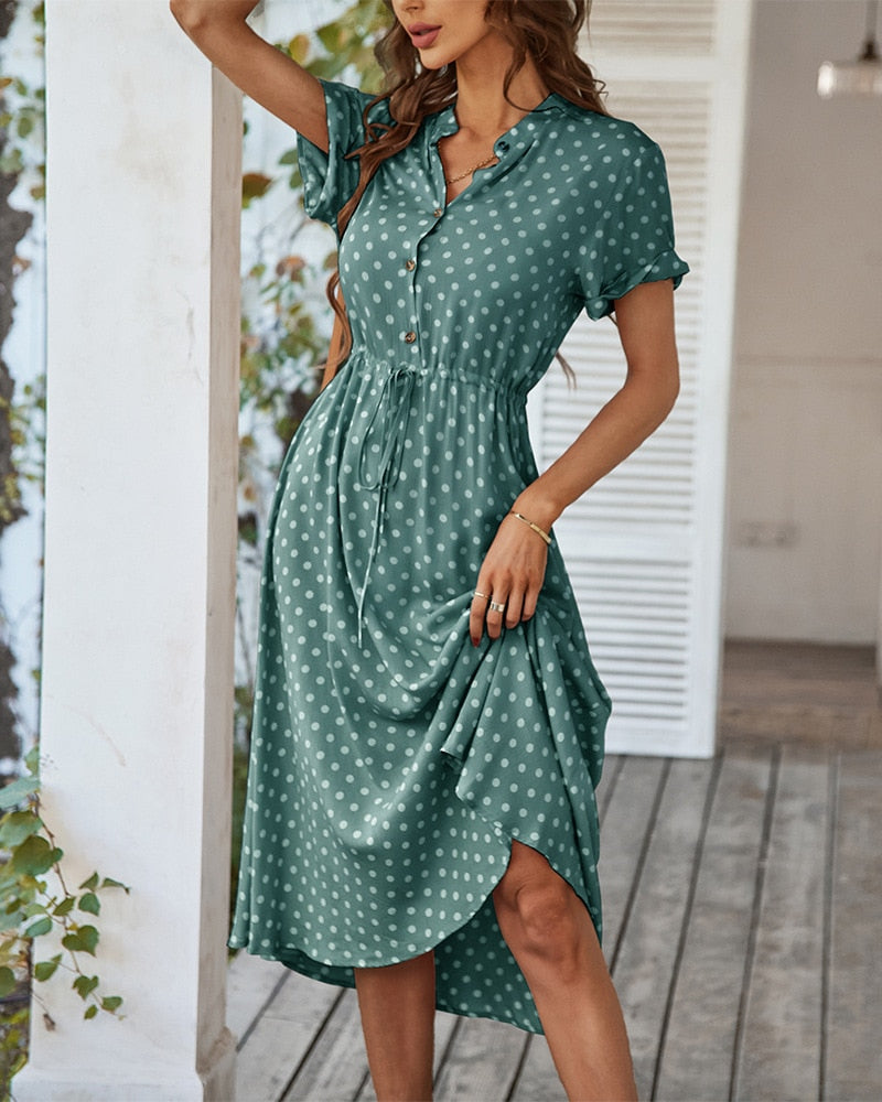 WW | Polka Dot Midi Kleid