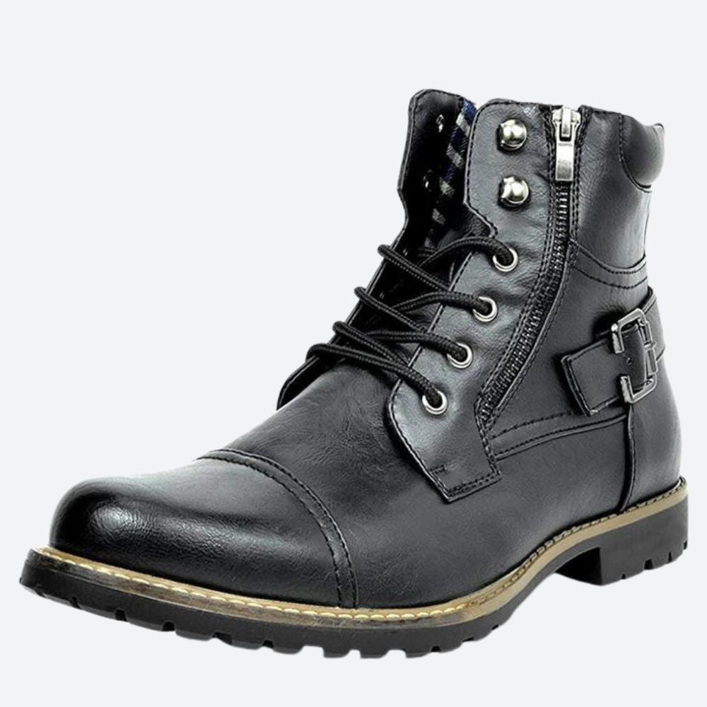 WW | Echtleder Motorradstiefel Für Herren