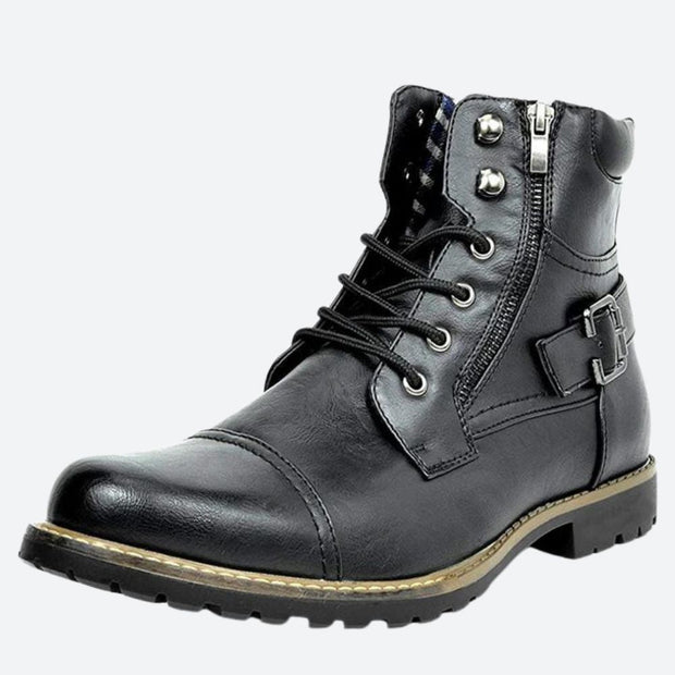 WW | Echtleder Motorradstiefel Für Herren