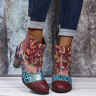 WW | Bunte Patchwork-Stiefeletten