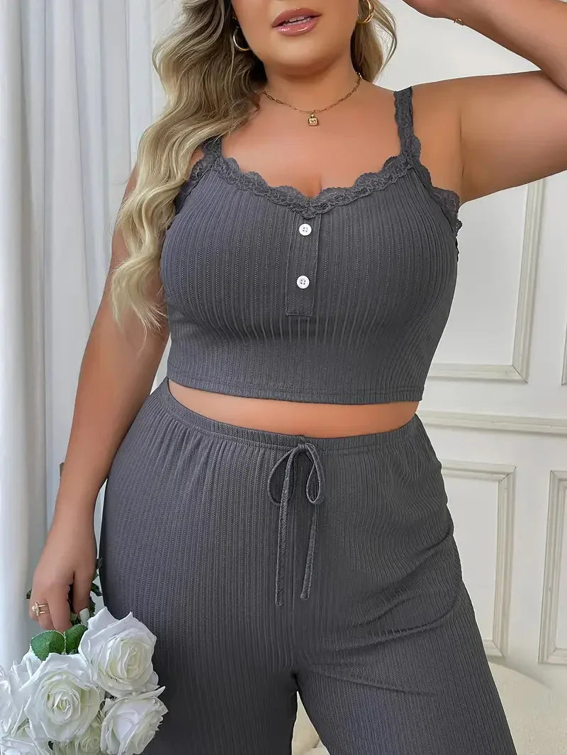 Size Loungewear Set für Damen