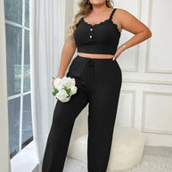 Size Loungewear Set für Damen