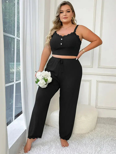 Size Loungewear Set für Damen