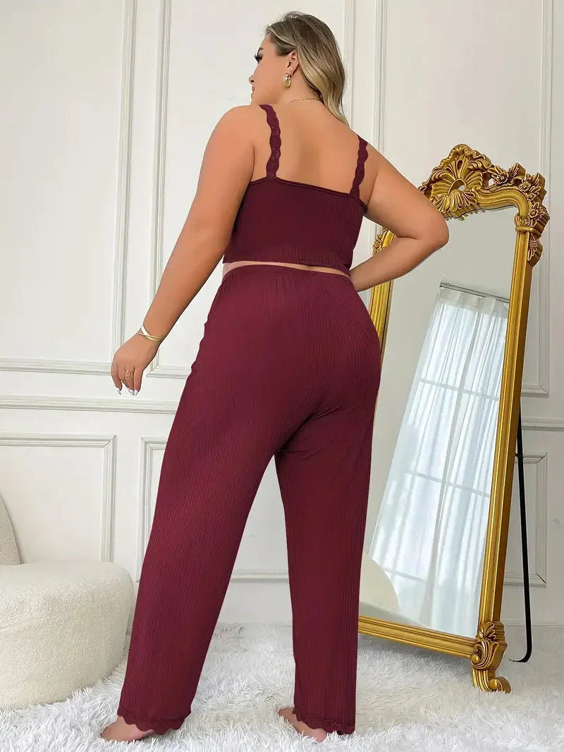 Size Loungewear Set für Damen