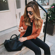 WW | Elegante Lederjacke Für Damen.