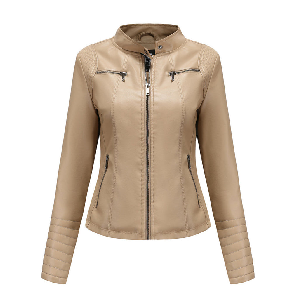 WW | Stilvolle Damen Lederjacke Aus Hochwertigem Echtleder