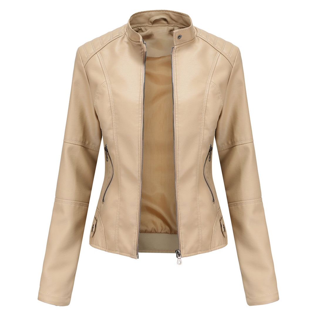 WW GLAM: Moderne Lederjacke für Damen