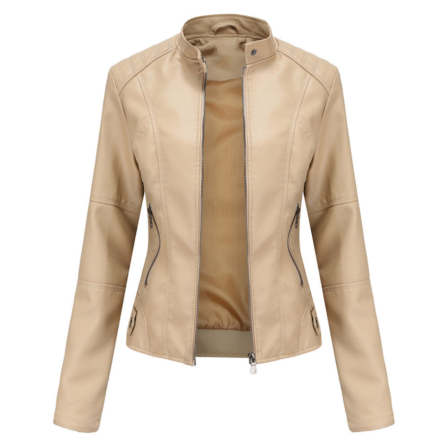 WW GLAM: Moderne Lederjacke für Damen