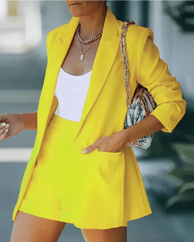 W&W Mode | Blazer und Shorts Set - Stilvoll & Komfortabel für Jede Gelegenheit