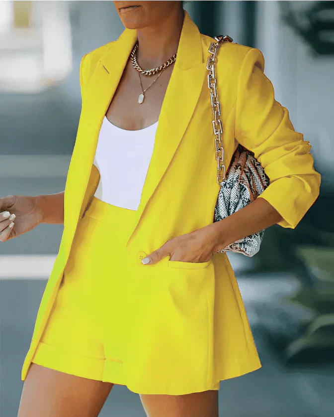 WW | Blazer und Shorts Set - Stilvoll & Komfortabel für Jede Gelegenheit