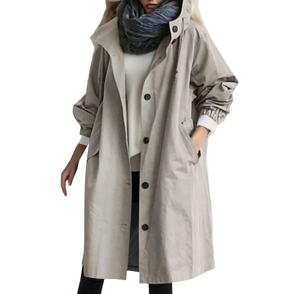 WW | Damen Trenchcoat mit Kapuze