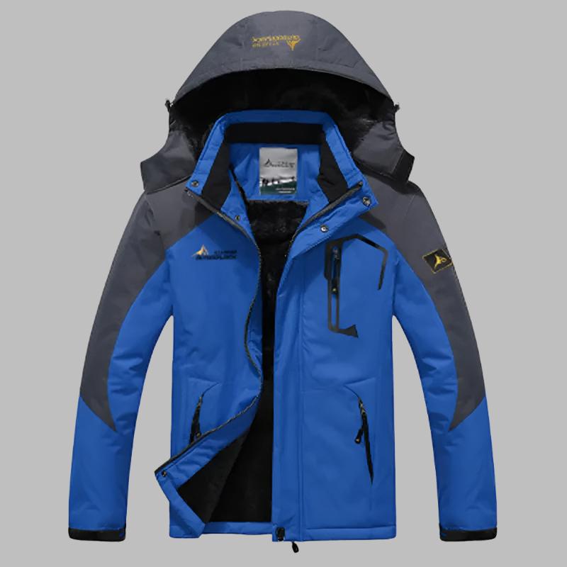 W&W Mode | Outdoor Wasserdichte Winterjacke Mit Fleece