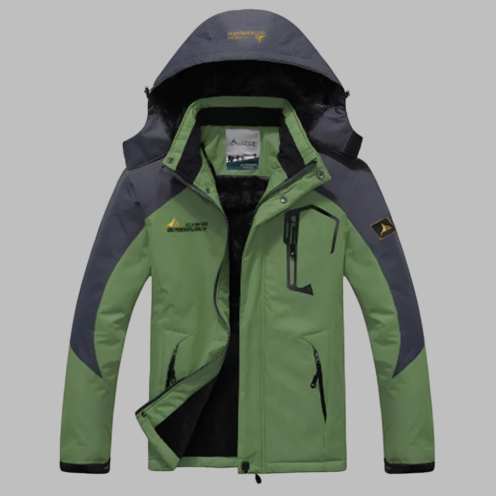 W&W Mode | Outdoor Wasserdichte Winterjacke Mit Fleece