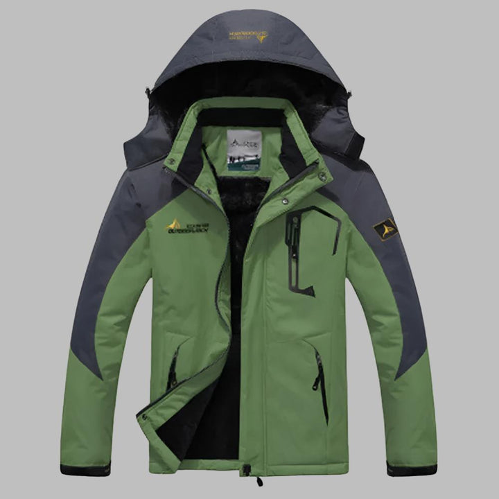W&W Mode | Outdoor Wasserdichte Winterjacke Mit Fleece