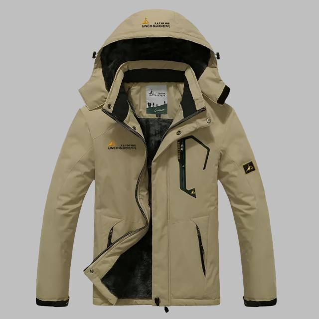 W&W Mode | Outdoor Wasserdichte Winterjacke Mit Fleece