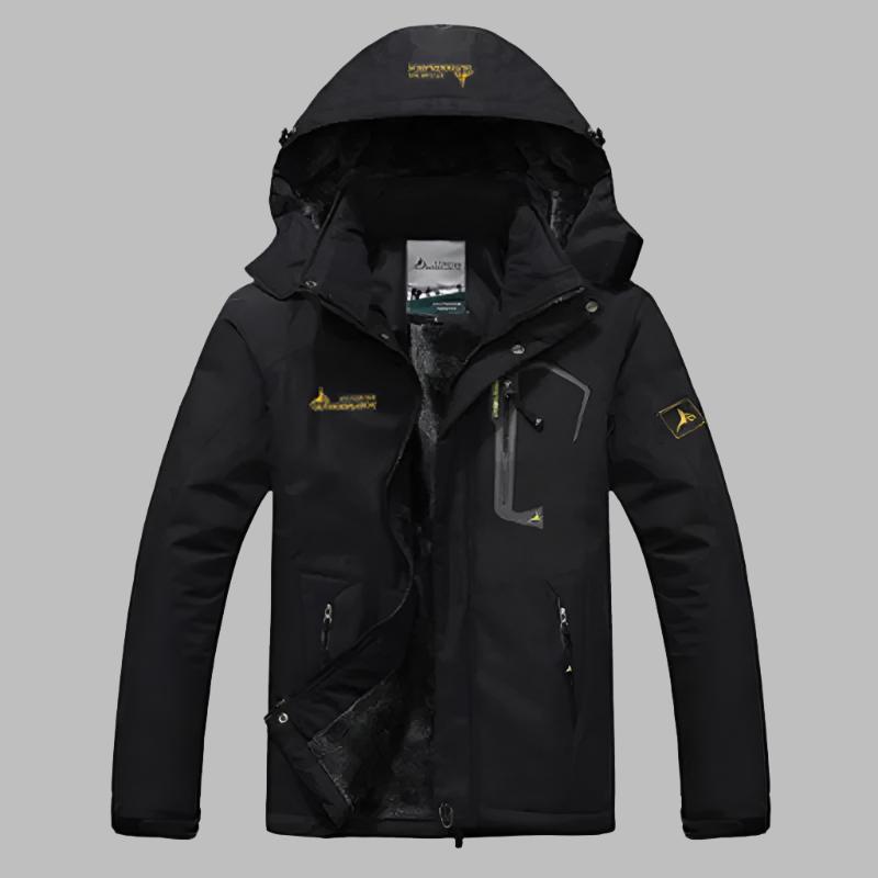 W&W Mode | Outdoor Wasserdichte Winterjacke Mit Fleece