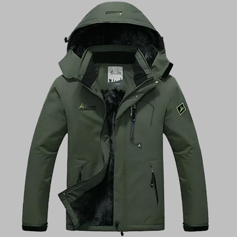 W&W Mode | Outdoor Wasserdichte Winterjacke Mit Fleece