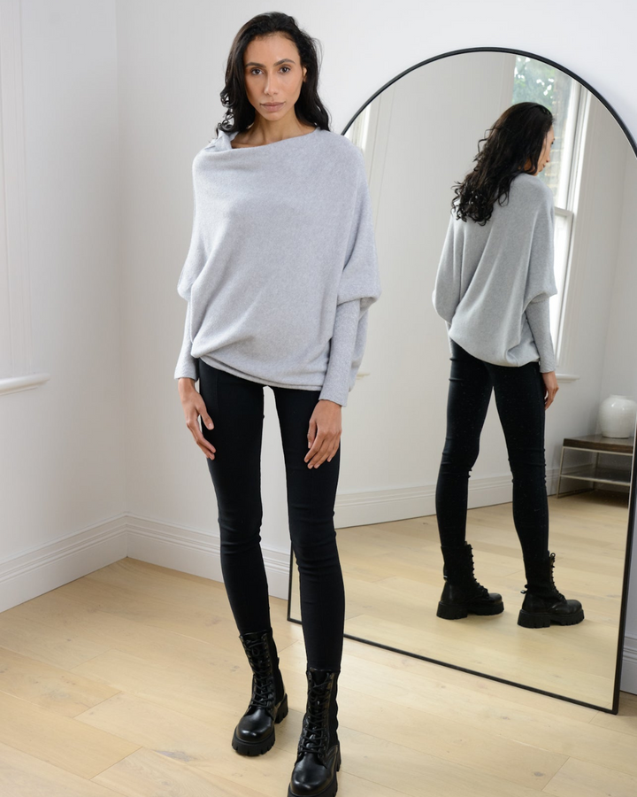 W&W Mode | Luxus Pullover Sweater Mit Offener Hals