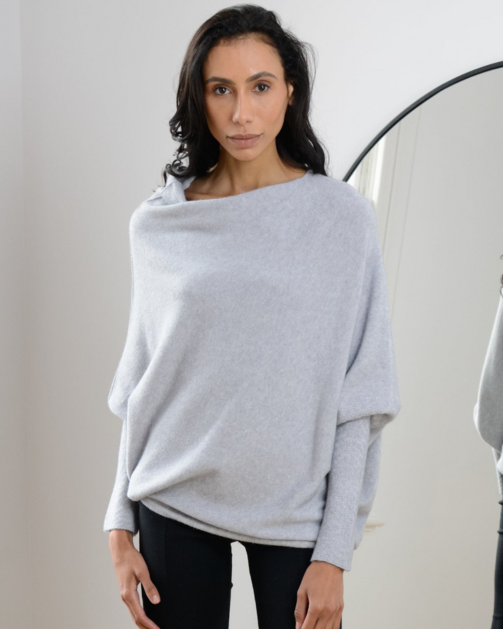W&W Mode | Luxus Pullover Sweater Mit Offener Hals