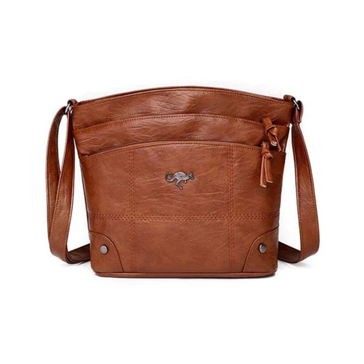 W&W Mode | Vintage Leder Umhängetasche für Damen