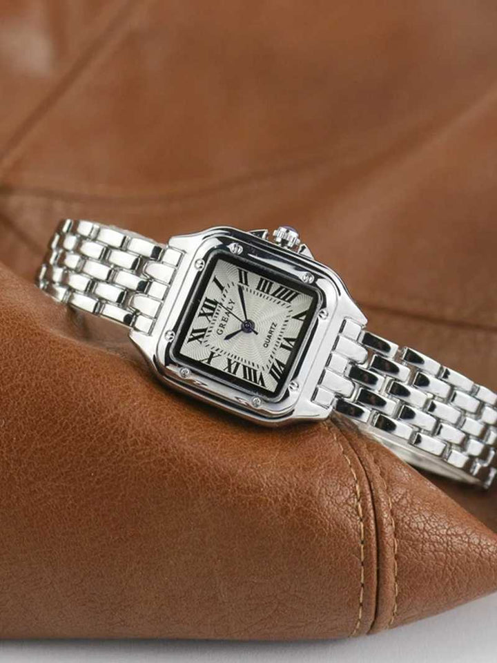 W&W Mode | Premium Quadrat Quarzuhr Mit Elegantem Design Für Frauen