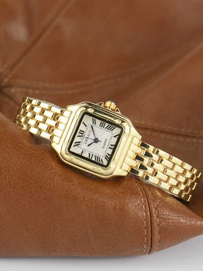 WW | Premium Quadrat Quarzuhr Mit Elegantem Design Für Frauen