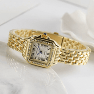 WW | Premium Quadrat Quarzuhr Mit Elegantem Design Für Frauen