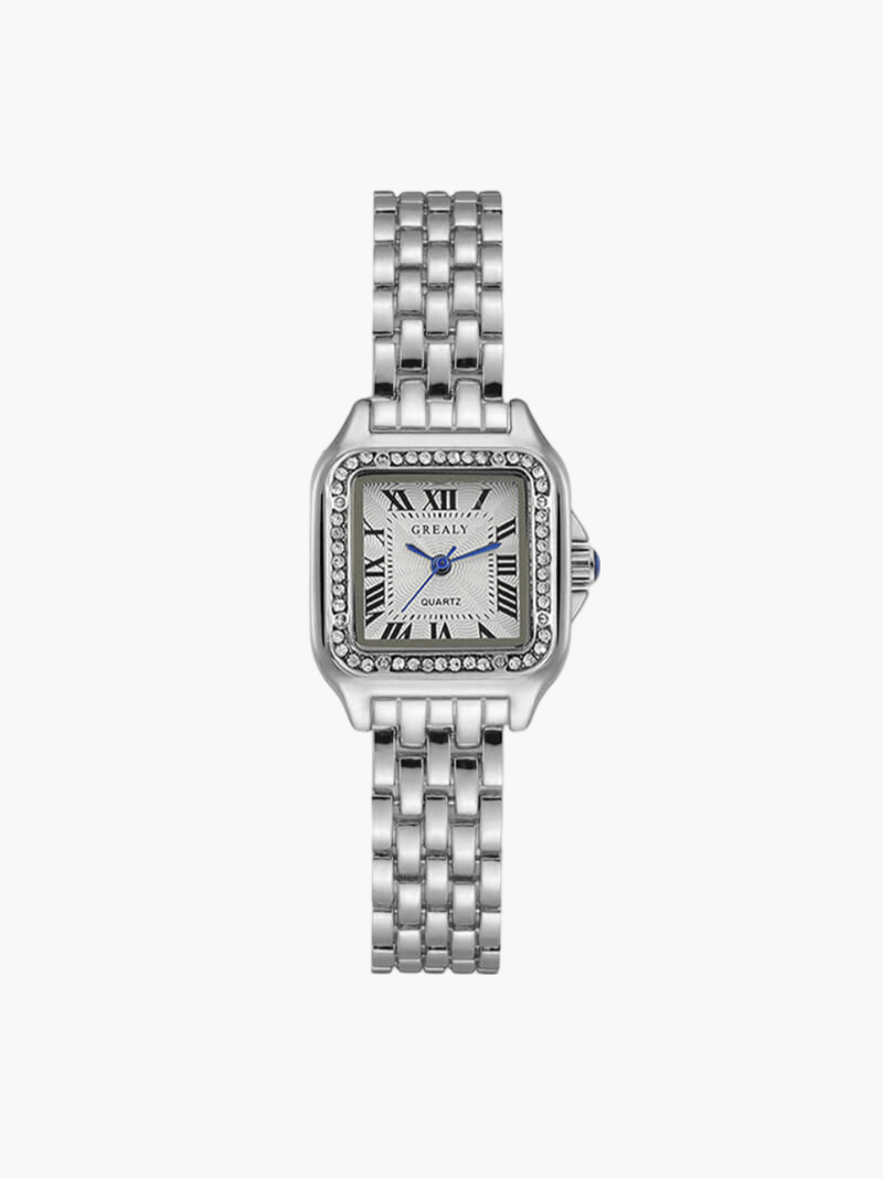 WW | Premium Quadrat Quarzuhr Mit Elegantem Design Für Frauen