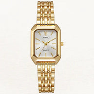 WW | Damen Uhr mit quadratischem Gehäuse Gold