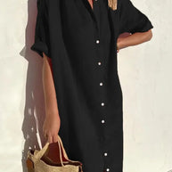 WW | Leinen Hemdkleid