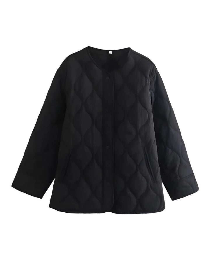 W&W Mode | Warm Rundhalsausschnitt Langärmelig Jacke