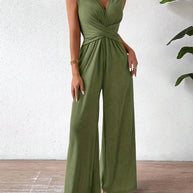 WW | Eleganter Ärmelloser Jumpsuit Mit Schmeichelhafter Passform