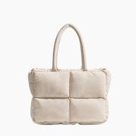WW | Puffer Schultertasche für Damen - Stilvolle und geräumige Umhängetasche
